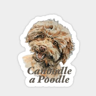 Canoodle A Poodle Sticker